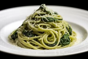 Healthy Green Spaghetti Dish