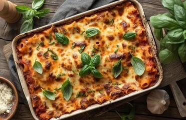 "Simple and Tasty Meatless Baked Ziti"