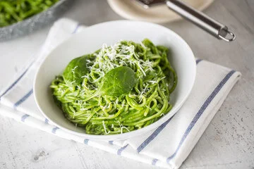 Fresh Green Spaghetti with Herbs