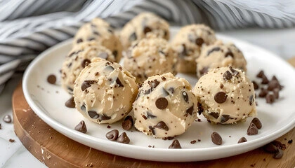 "Healthy Protein Cookie Dough Snack"