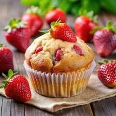 "Fluffy Strawberry Muffins – A Simple Recipe for All"