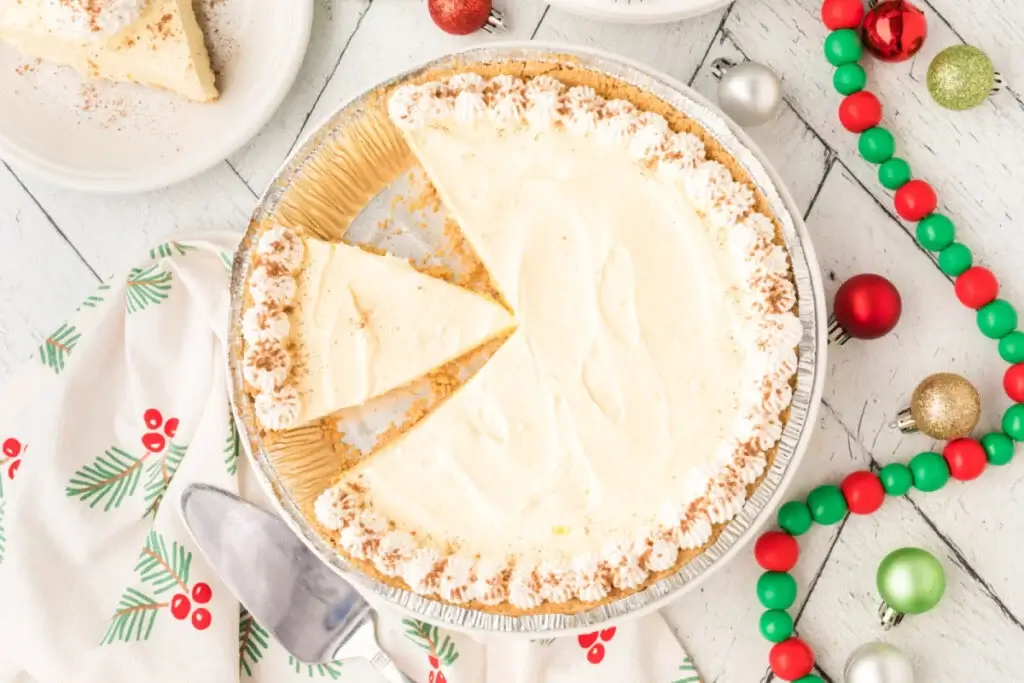 Easy Eggnog Pie Recipe for the Holidays