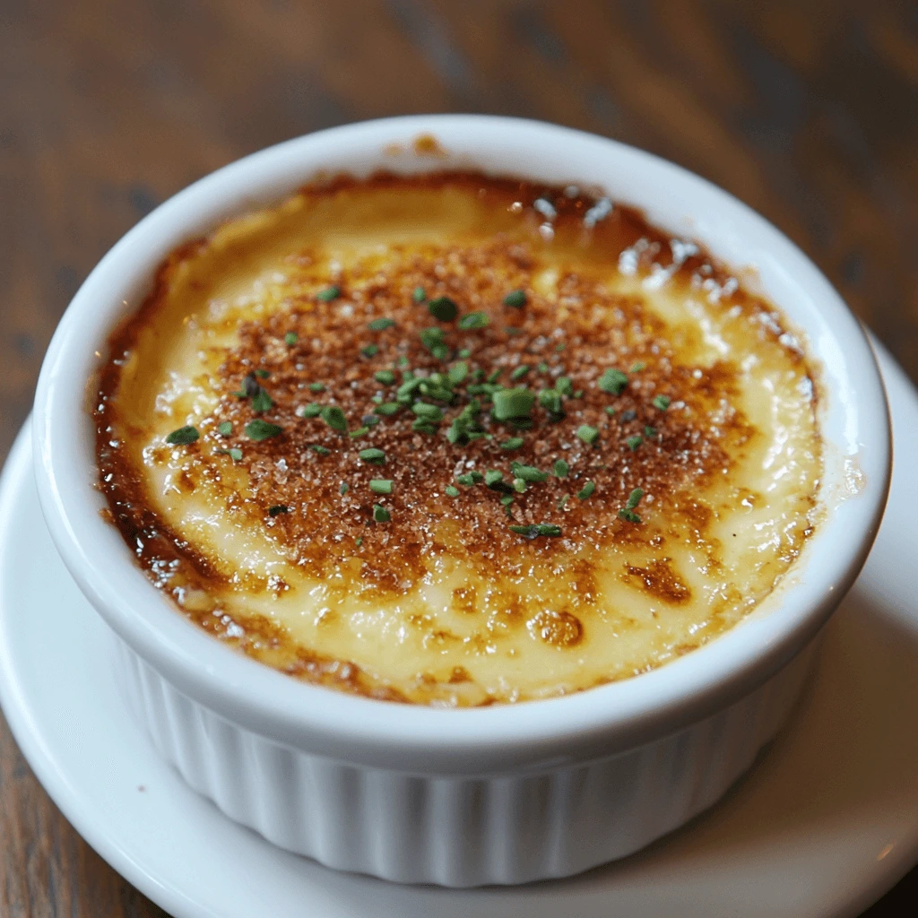 Crab Brulee with Crispy Sugar Crust