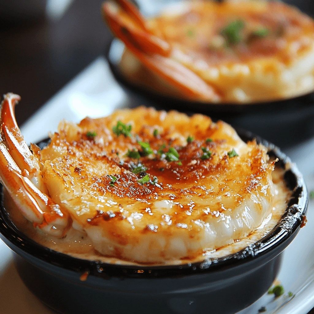 Delicious Crab Brulee Recipe with Savory Custard and Caramelized Sugar