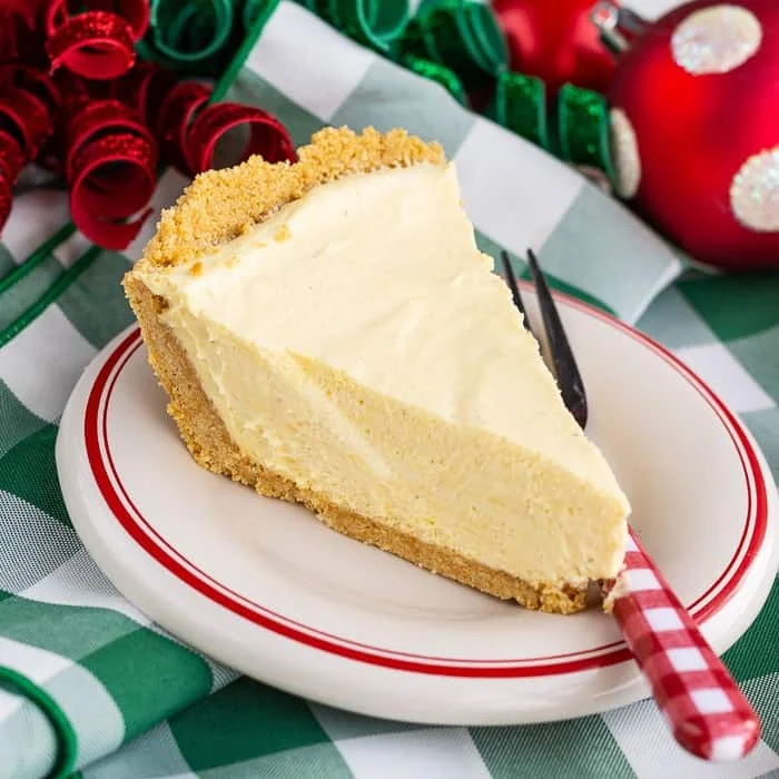 Festive Eggnog Pie Recipe