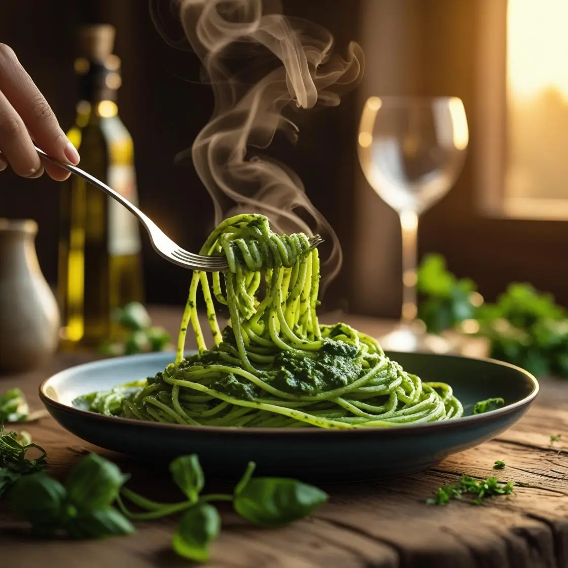 Green Spaghetti
