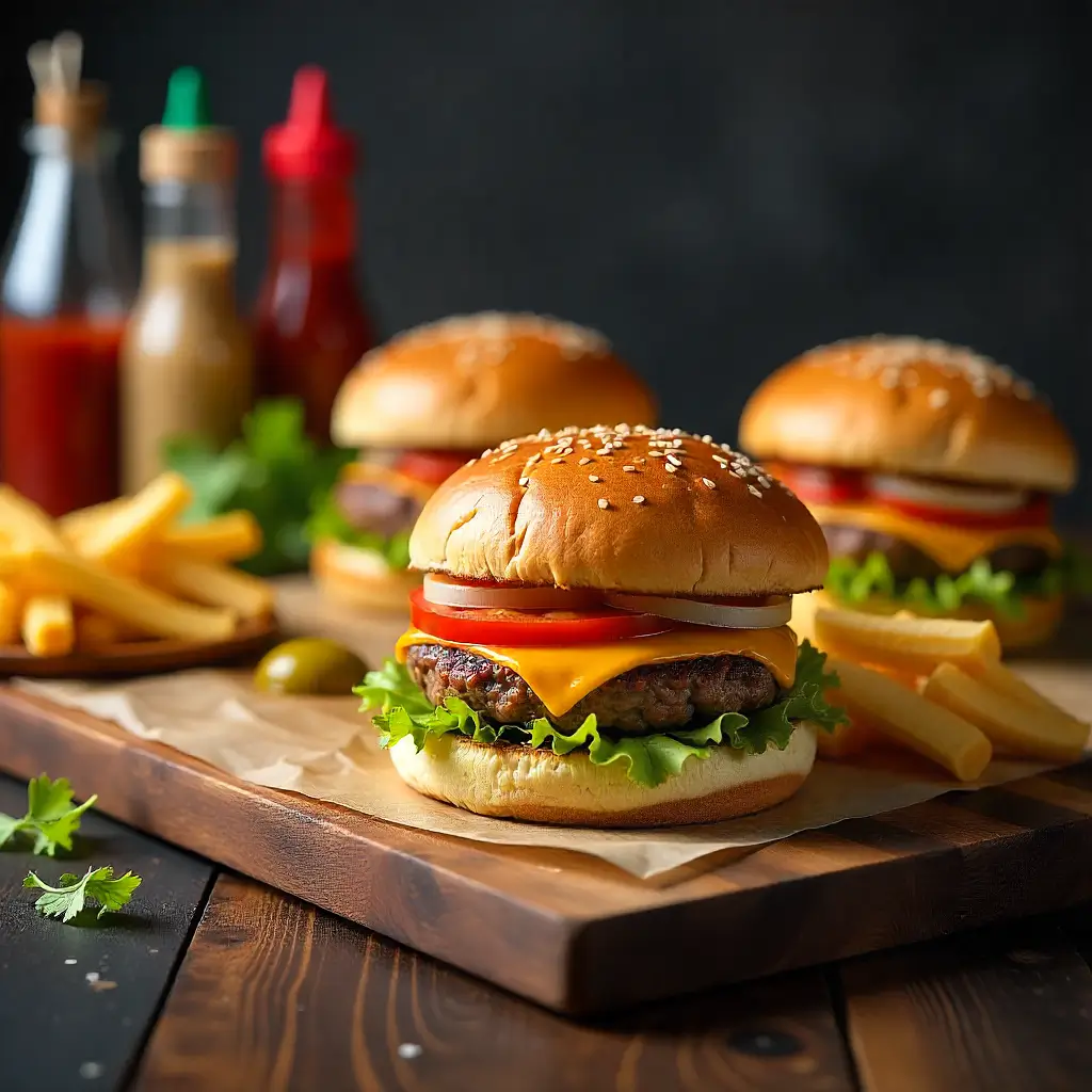 Grilled Hamburger