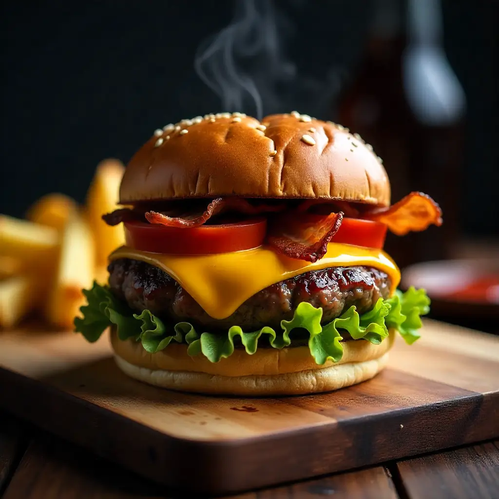 Grilled Hamburger